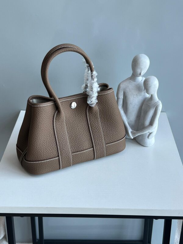 Luxury Grained Leather Tote Bag