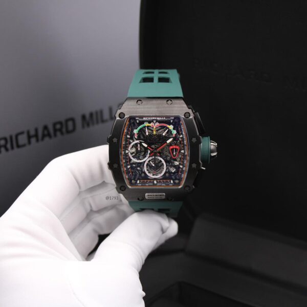 WhatsApp Image 2025-10-24 at 12.48.22 PM Luxury Skeleton Chronograph Automatic Watch – Carbon Emerald Edition