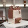 Canvas & Leather Bucket Bag