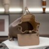 Canvas & Leather Bucket Bag
