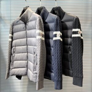 Premium Knit-Sleeve Puffer Jacket for Men – Lightweight Winter Wear | Stylish Warm Jacket